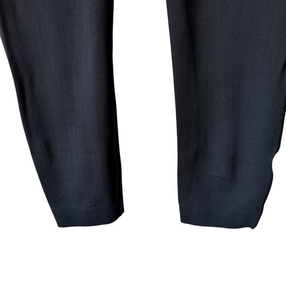 Spanx Size Med Legging Ponte Pant Black Back Hemline Vent Slim Shaping Ankle 23" - Picture 6 of 16